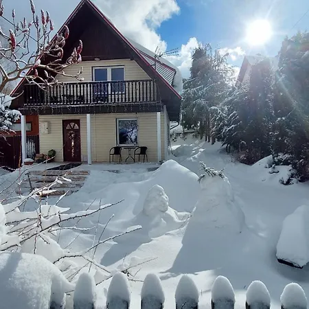 Cottage Zawoja Z Jacuzzi Exterior photo